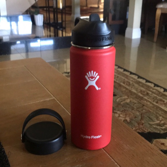 hydro flask 18 oz wide mouth straw lid